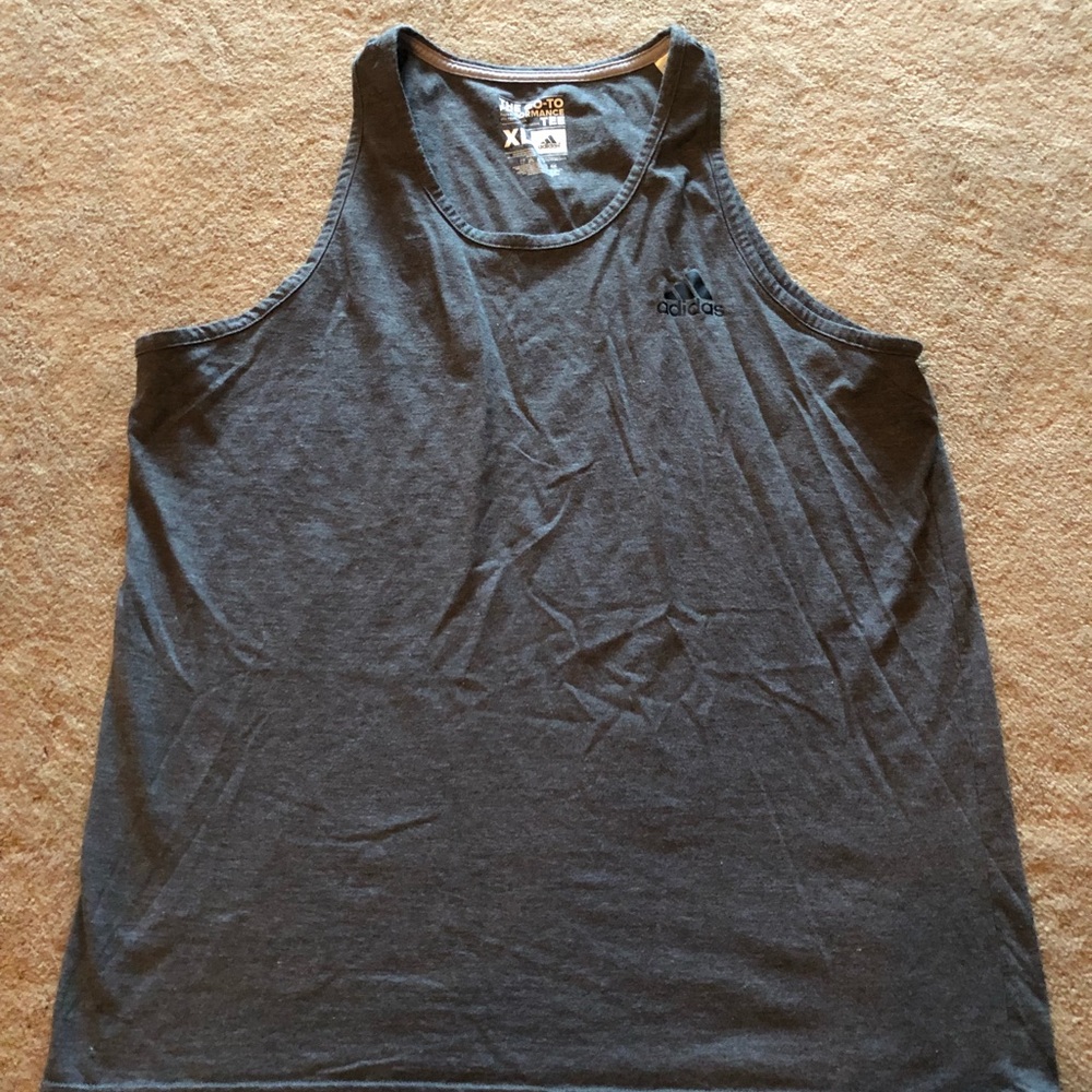 Adidas Performance Tank Top Gray XL
